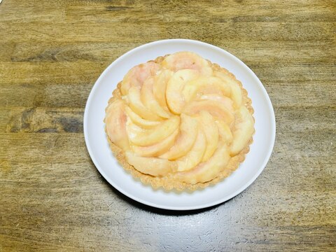 桃レシピ　桃タルト